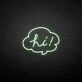 Hi2' neon sign