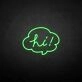 Hi2' neon sign