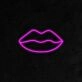 Lips Neon Sign adds a bold statement to any room