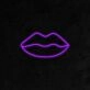 Lips Neon Sign adds a bold statement to any room