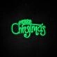 Merry Christmas Neon Sign perfect for festive holiday decorations