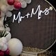 Mr Mrs Neon Sign ideal for wedding celebrations