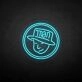 'Man' neon sign