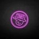 'Man' neon sign