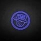'Man' neon sign