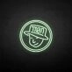 'Man' neon sign