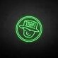 'Man' neon sign
