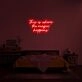 The Magic Happens Neon Sign adds whimsy to any room