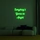 Be Alright V2 Neon Sign for positive and encouraging settings