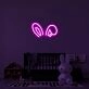 Bunny Ears Neon Sign adds a playful touch to any room
