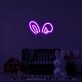 Bunny Ears Neon Sign adds a playful touch to any room
