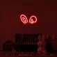 Bunny Ears Neon Sign adds a playful touch to any room
