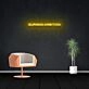 Burning Ambition Neon Sign ideal for motivational spaces