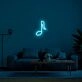 Note Neon Sign perfect for music lovers