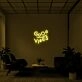 Good Vibes V2 Neon Sign adds positivity and energy