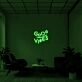 Good Vibes V2 Neon Sign adds positivity and energy