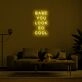Babe You Look So Cool Neon Sign adds a stylish touch