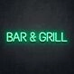 Bar Grill Neon Sign ideal for bar and grill establishments