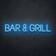 Bar Grill Neon Sign ideal for bar and grill establishments