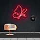 Abstract Butterfly Neon Sign perfect for artistic decor