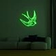 Swallow Neon Sign adds a whimsical touch