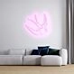 Swallow Neon Sign adds a whimsical touch