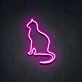 Peaceful Cat Neon Sign for Cozy Homes