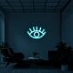 Eyelash Neon Sign for Beauty Studios