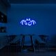 Cancer Crab Neon Sign for Astrology Fans