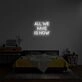 All We Have Is Now Neon Sign for Mindful Spaces