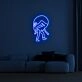 Heavy Head Neon Sign for Thoughtful Spaces
