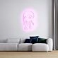 Heavy Head Neon Sign for Thoughtful Spaces