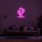 Cactus Neon Sign for Desert Themed Decor