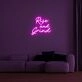 Rise And Grind Neon Sign for Motivational Spaces
