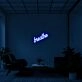Breathe Neon Sign for Yoga and Meditation Rooms