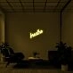 Breathe Neon Sign for Yoga and Meditation Rooms
