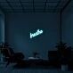 Breathe Neon Sign for Yoga and Meditation Rooms