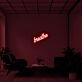 Breathe Neon Sign for Yoga and Meditation Rooms