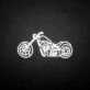 Chopper' neon sign