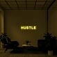 Hustle Neon Sign for Motivational Offices
