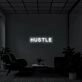 Hustle Neon Sign for Motivational Offices