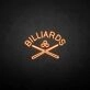 Bliiards' neon sign