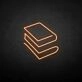 'Book' neon sign