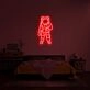 Astronaut Neon Sign for Space Themed Rooms