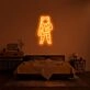 Astronaut Neon Sign for Space Themed Rooms