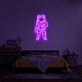 Astronaut Neon Sign for Space Themed Rooms