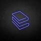 'Book' neon sign