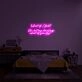 What If I Fall Neon Sign for Encouraging Spaces
