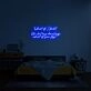 What If I Fall Neon Sign for Encouraging Spaces