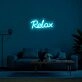 Relax Neon Sign for Calming Spaces